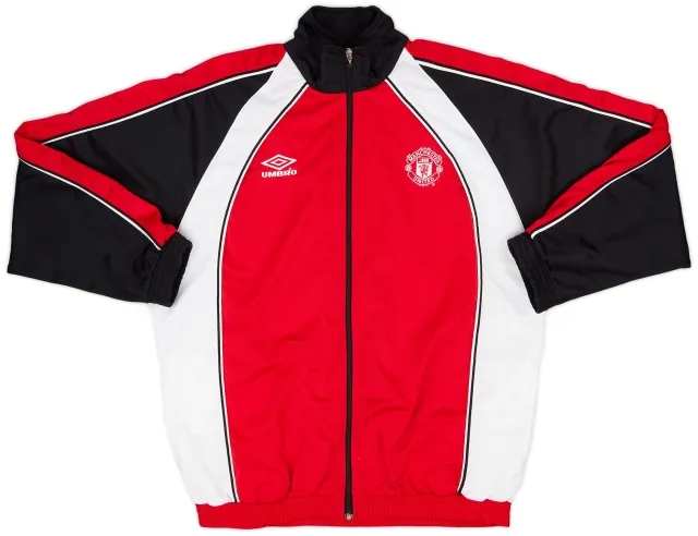 1999-00 Manchester United Umbro Track Jacket - 8/10 - (M)