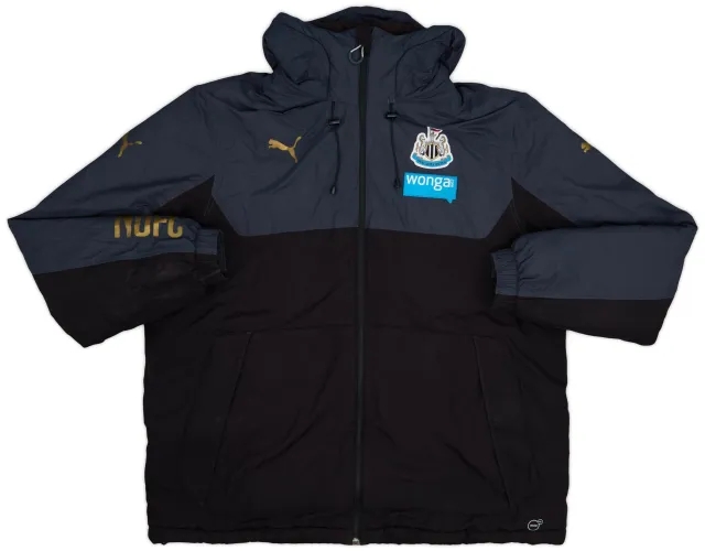2013-14 Newcastle Puma Padded Bench Coat - 8/10 - (XXL)