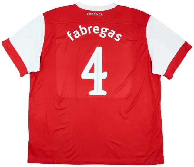 Nike 2010-11 Arsenal Home Shirt Fabregas #4 - 5/10 - (3XL)