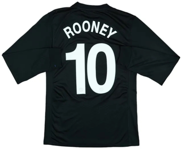 Nike 2009-10 Manchester United Away L/S Shirt Rooney #10 - 7/10 - (M)