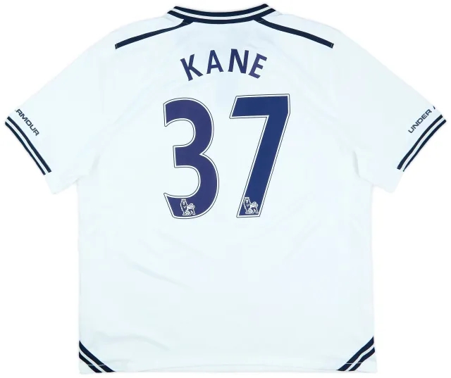 Under Armour 2013-14 Tottenham Home Shirt Kane #37 - 8/10 - (XXL)