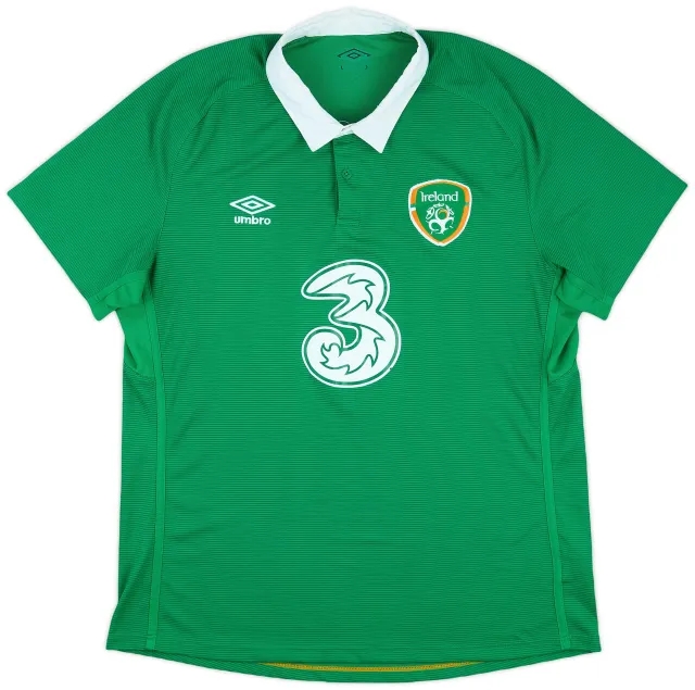 Umbro 2014-16 Ireland Home Shirt - 7/10 - (XL)