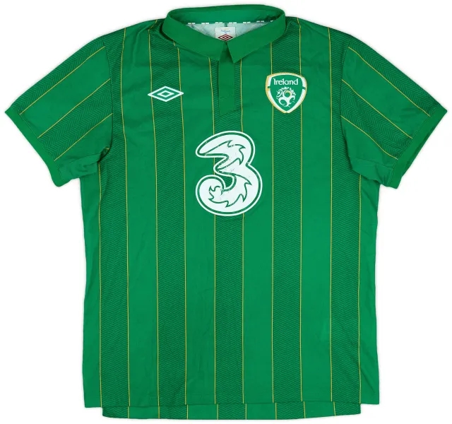 Umbro 2011-12 Ireland Home Shirt - 7/10 - (L)