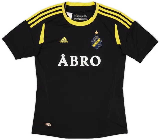 adidas 2012 AIK Stockholm Home Shirt - 9/10 - (L.Boys)