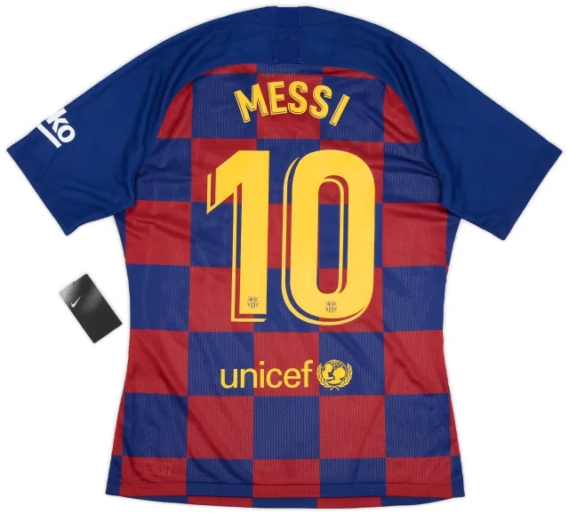 Nike 2019-20 Barcelona Authentic Home Shirt Messi #10 (M)