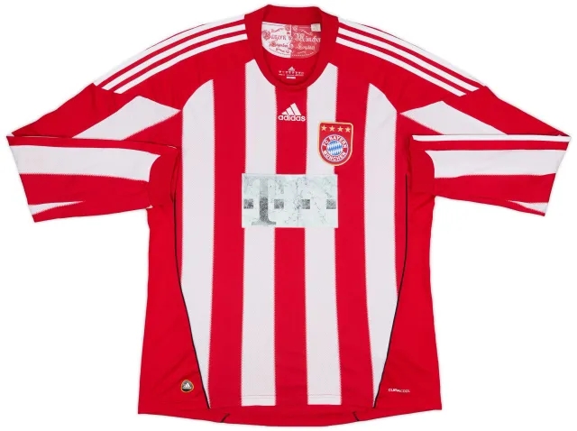 adidas 2010-11 Bayern Munich Home L/S Shirt - 5/10 - (XXL)