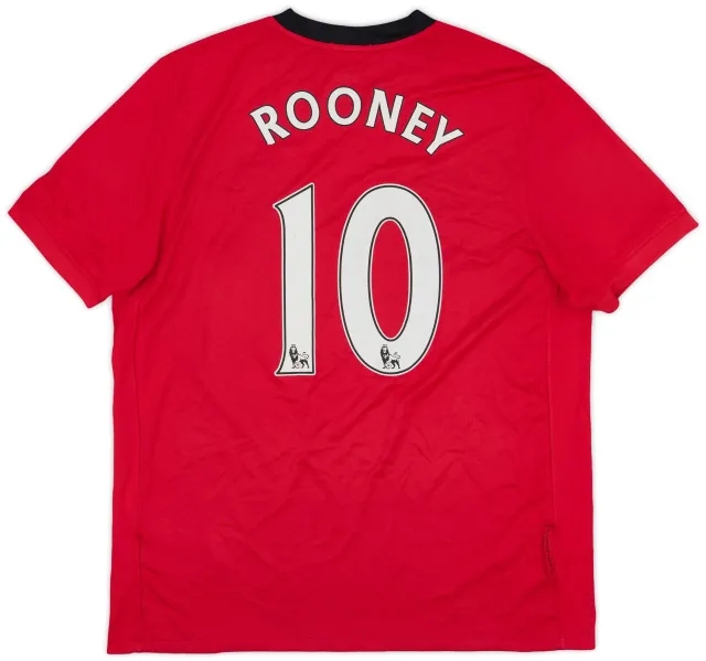 Nike 2009-10 Manchester United Home Shirt Rooney #10 - 5/10 - (L)