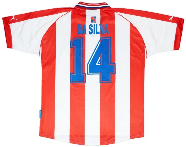 Puma 2000-02 Paraguay Home Shirt da Silva #14 - 9/10 - (XL)
