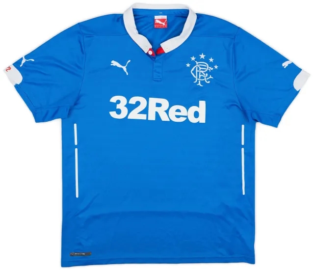 Puma 2014-15 Rangers Home Shirt - 6/10 - (L)