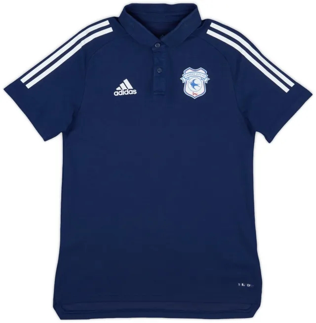 2019-20 Cardiff City adidas Polo Shirt - 7/10 - (S)