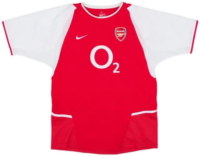 Nike 2002-04 Arsenal Home Shirt - 8/10 - (XL.Boys)