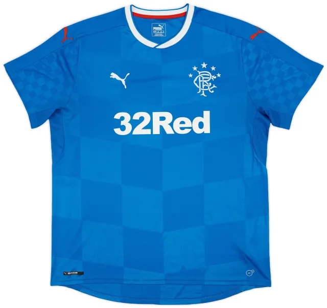 Puma 2016-18 Rangers Home Shirt - 8/10 - (XXL)