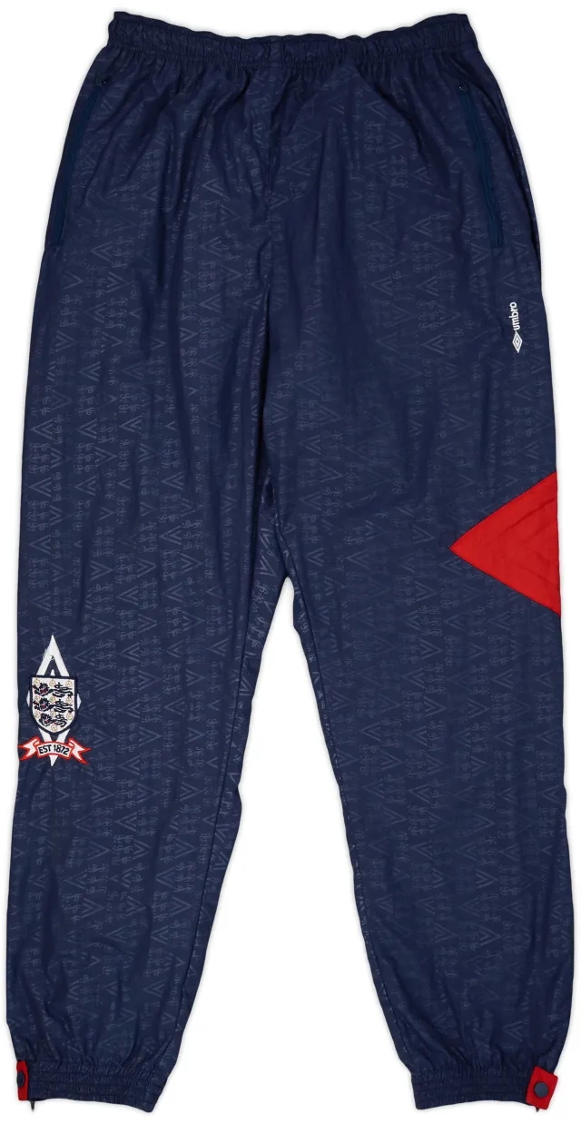 1990-92 England Umbro Track Pants/Bottoms - 9/10 - (XL)