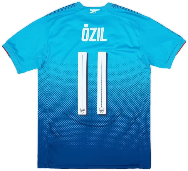 Puma 2017-18 Arsenal Away Shirt Ozil #11 - 7/10 - (XS)