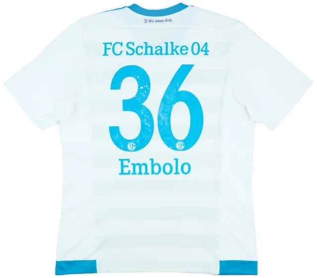 adidas 2015-17 Schalke Away Shirt Embolo #36 - 4/10 - (L)