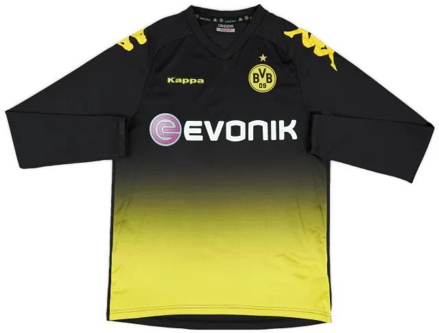 Kappa 2011-12 Borussia Dortmund Away L/S Shirt - 8/10 - (M)