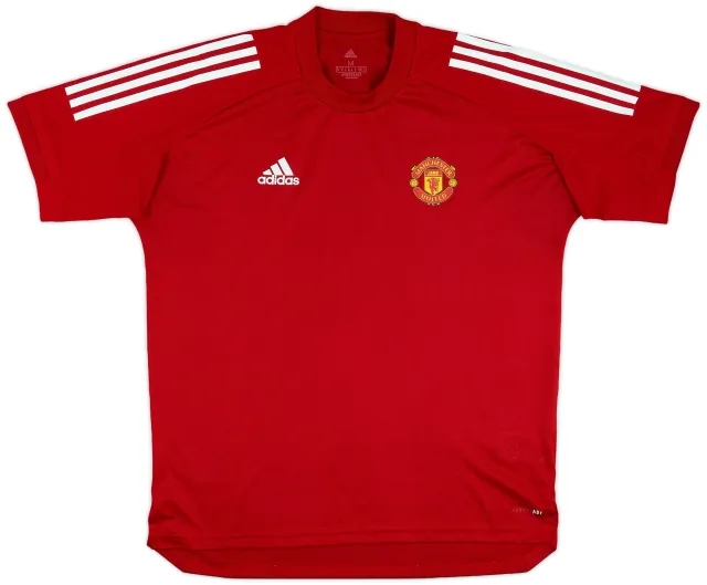 2020-21 Manchester United adidas Training Shirt - 8/10 - (M)