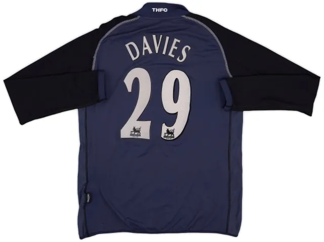 Kappa 2002-03 Tottenham Away L/S Shirt Davies #29 - 5/10 - (M)