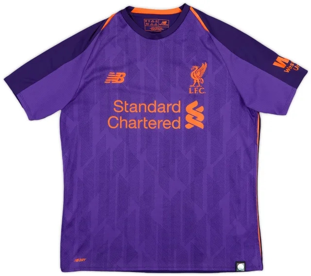 NewBalance 2018-19 Liverpool Away Shirt - 7/10 - (XL.Boys)