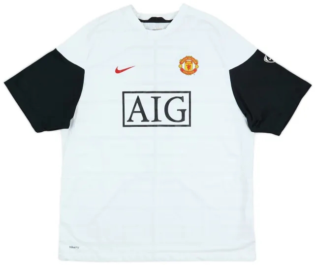 2009-10 Manchester United Nike Training Shirt - 7/10 - (XL)