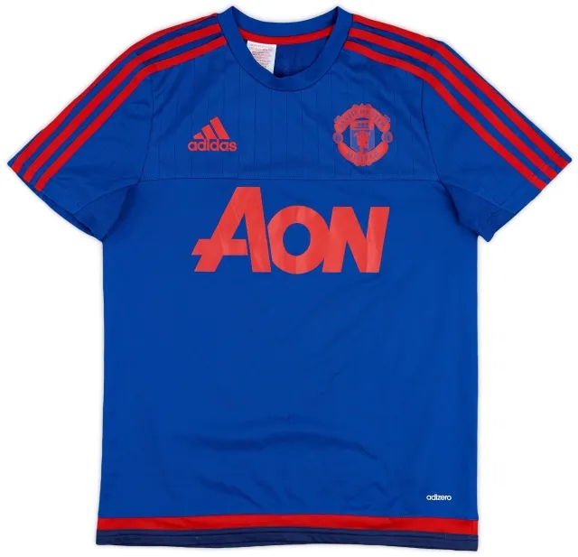 2015-16 Manchester United adidas Training Shirt - 8/10 - (L.Boys)
