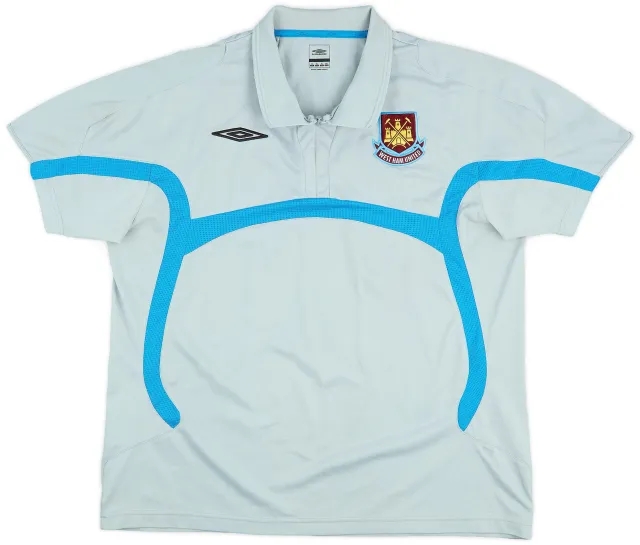 2009-10 West Ham Umbro Polo Shirt - 8/10 - (XL)