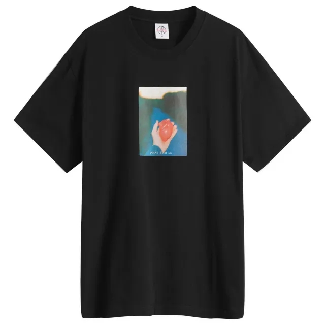 Polar Skate Co. Men's Heart in Hand T-Shirt Black