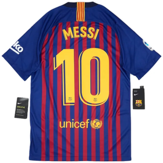 Nike 2018-19 Barcelona Home Shirt Messi #10 (S)