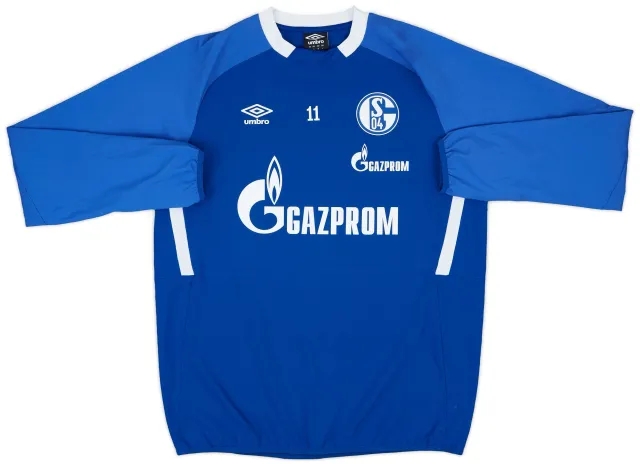 2018-19 Schalke Player Issue Umbro Windbreaker #11 - 7/10 - (L)