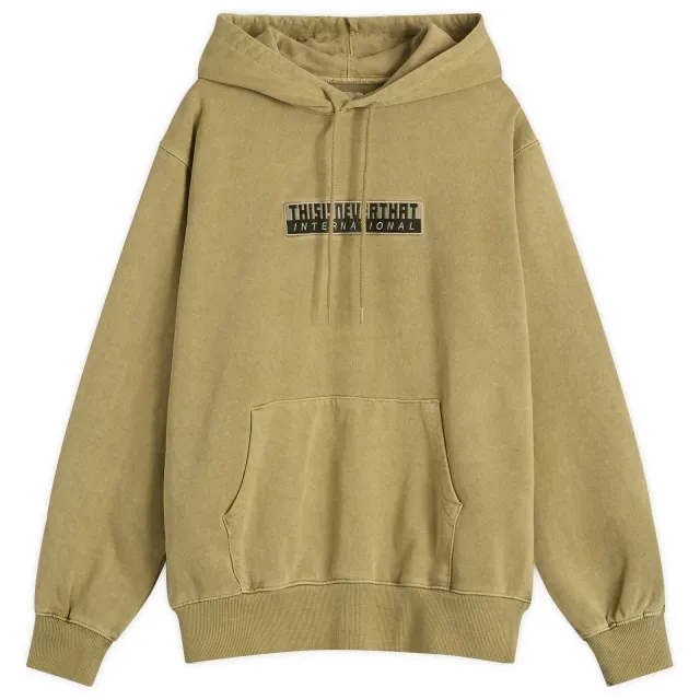 thisisneverthat Men's Tnt International Hoodie Moss