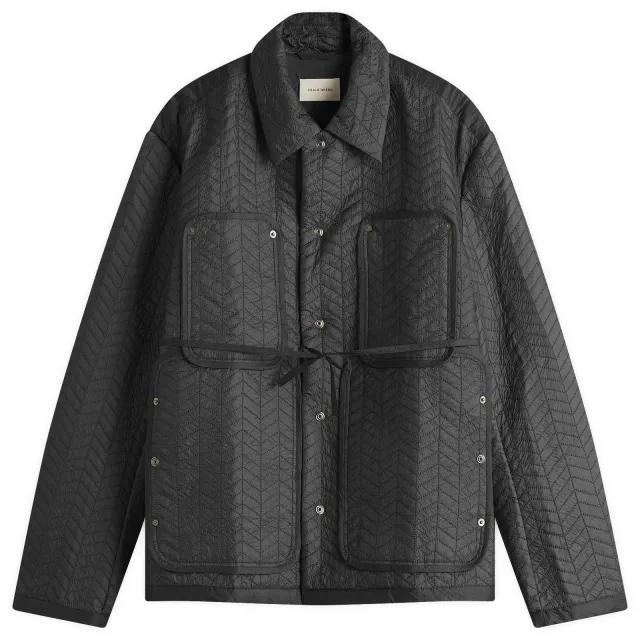 Craig Green Men's Quilted Worker Jacket Black