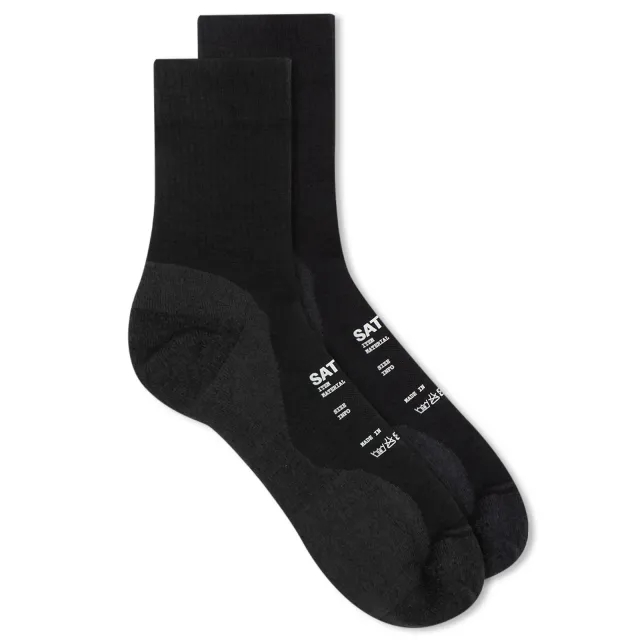 Satisfy Merino Nylon Tube Socks Black 43-46