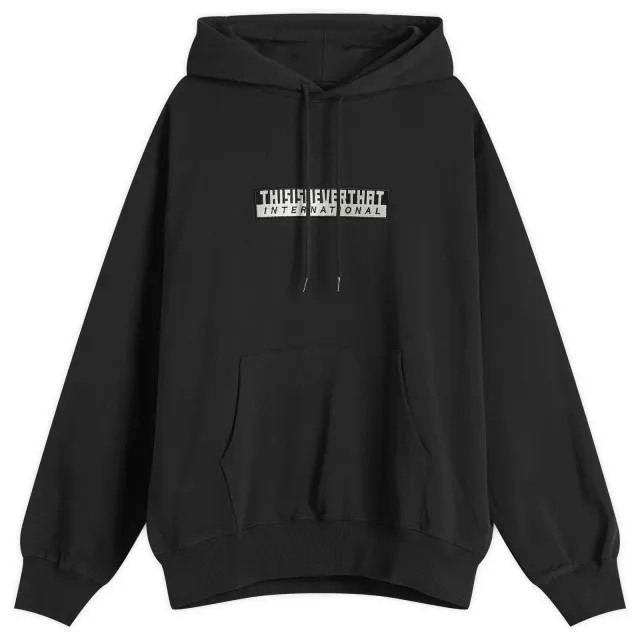 thisisneverthat Men's Tnt International Hoodie Black