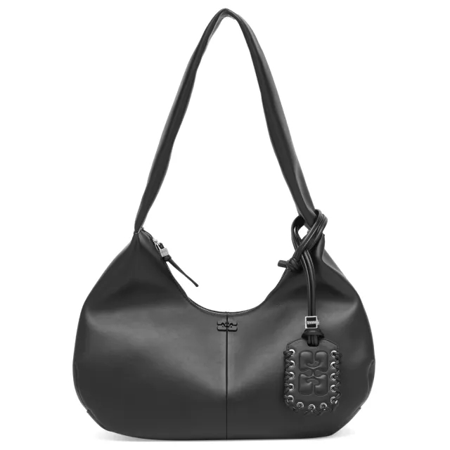 GANNI Women's Hobo Medium Bou Bag Black