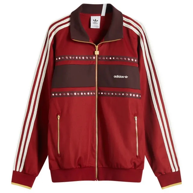 Adidas Originals Retro Sports Track Top Rust Red