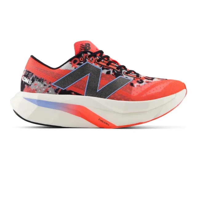 New Balance Men's TCS London Marathon FuelCell SuperComp Elite v4 in Red/White/Black Synthetic