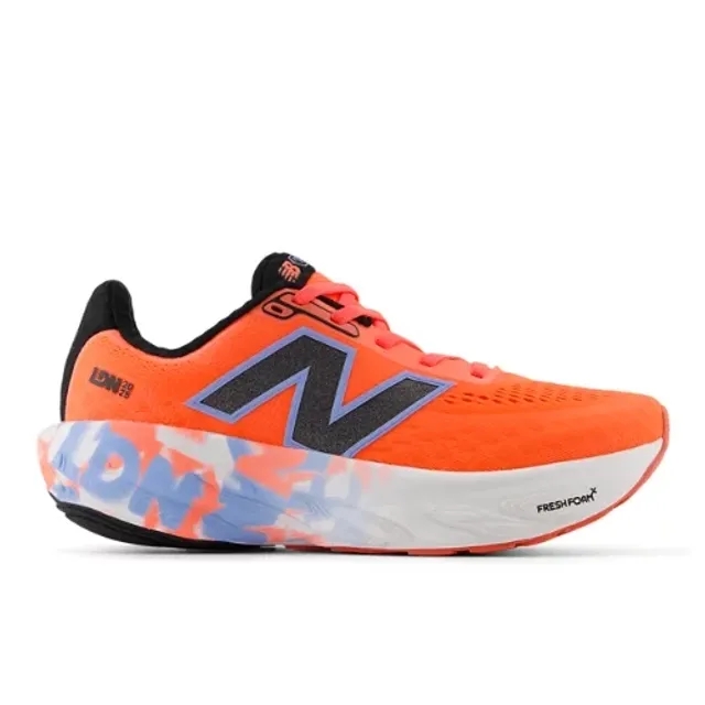 New Balance Women's TCS London Marathon Fresh Foam X 1080 v14 in Red/White/Black Synthetic