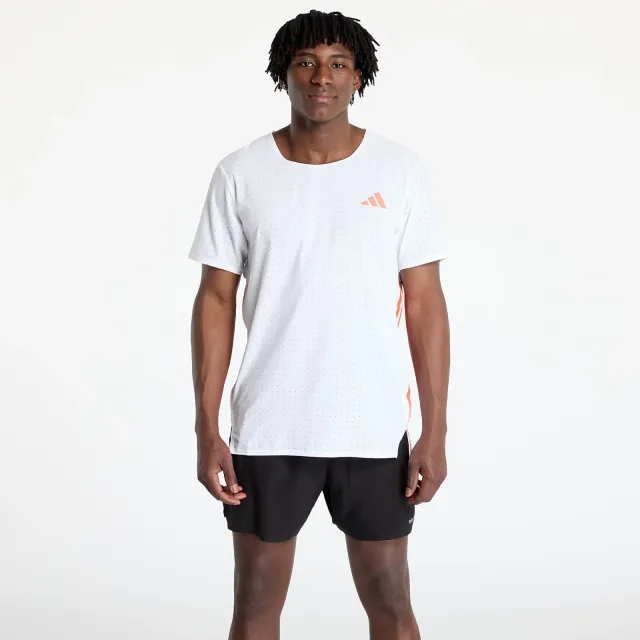 adidas Adizero Running Shirt Men - White, Orange