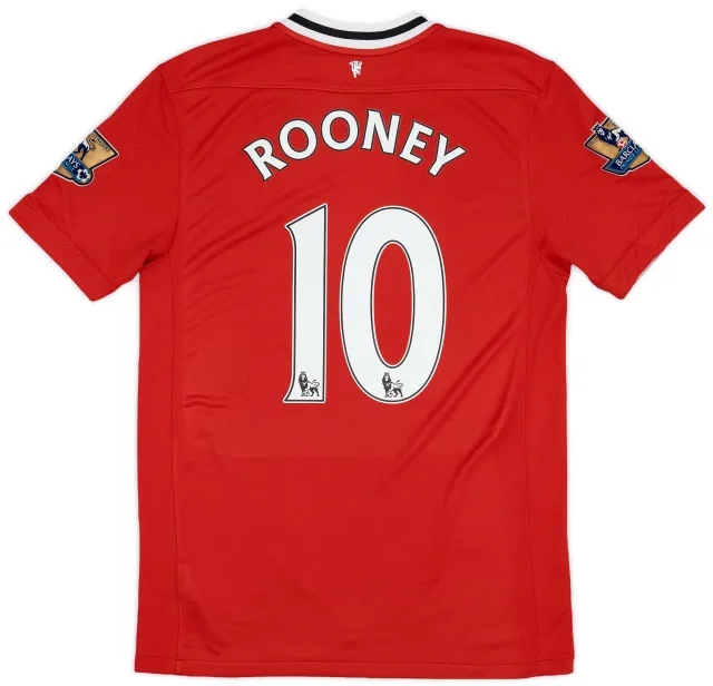 Nike 2011-12 Manchester United Home Shirt Rooney #10 - 9/10 - (M)