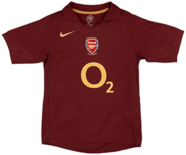 Nike 2005-06 Arsenal Home Shirt - 9/10 - (M.Boys)