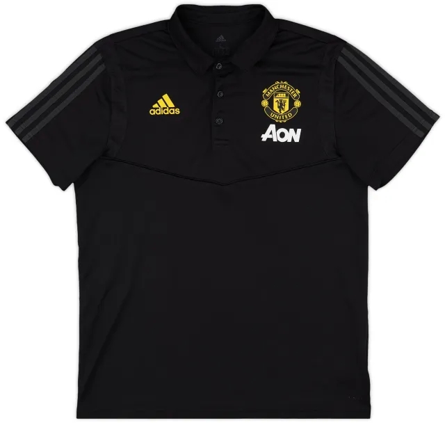 2019-20 Manchester United adidas Polo Shirt - 9/10 - (L)
