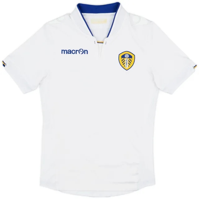 Macron 2014-15 Leeds United Home Shirt - 8/10 - (M)
