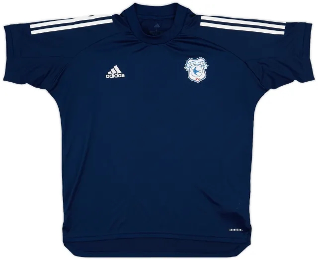 2020-21 Cardiff City adidas Training Shirt - 7/10 - (L)