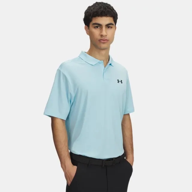 Men's  Under Armour  Matchplay Polo Stream / Black XXL