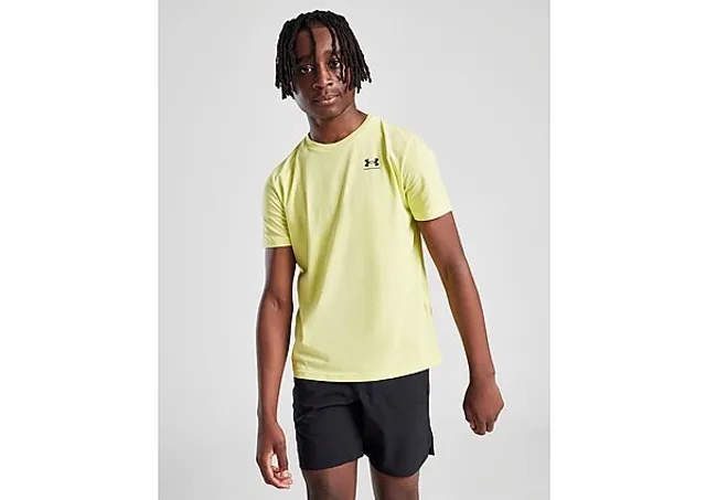 Under Armour  Sportstyle Boys' Short Sleeve Sonic Yellow / Black YXS (48 - 50 in)