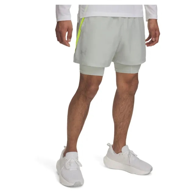 Under Armour Launch 2in1 5in Short Running Shorts Men - Green