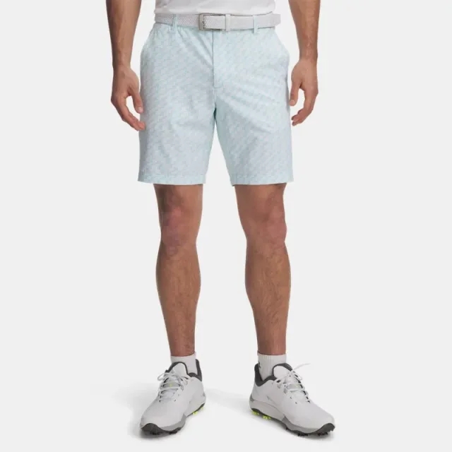 Men's  Under Armour  Drive Printed Tapered Shorts Stream / White / Halo Gray 36