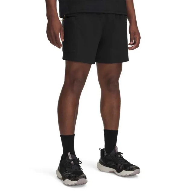 Men's  Under Armour  Launch Trail 5 Shorts Black / Reflective XXL