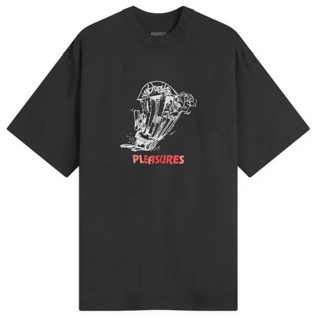 Pleasures Men's x Fat Beats 9th Street T-Shirt Black