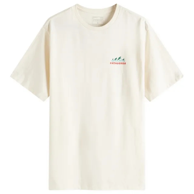 Patagonia Men's 73 Skyline Organic T-Shirt Birch White